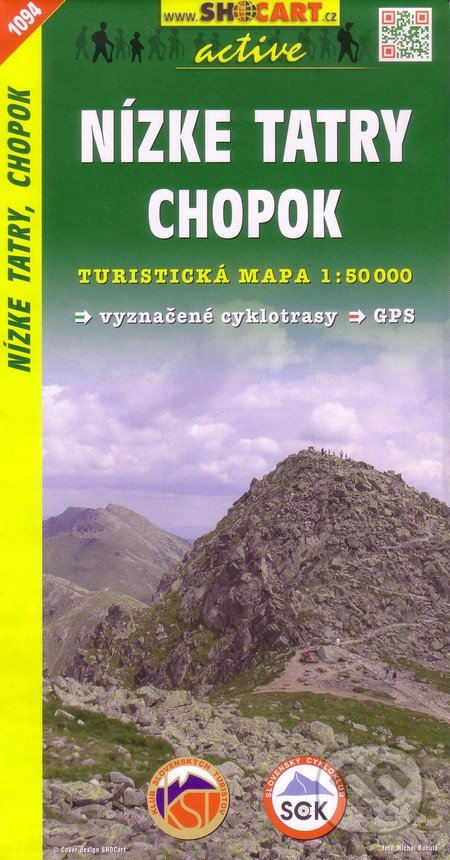 Nízke Tatry, Chopok 1:50 000, SHOCart, 2020