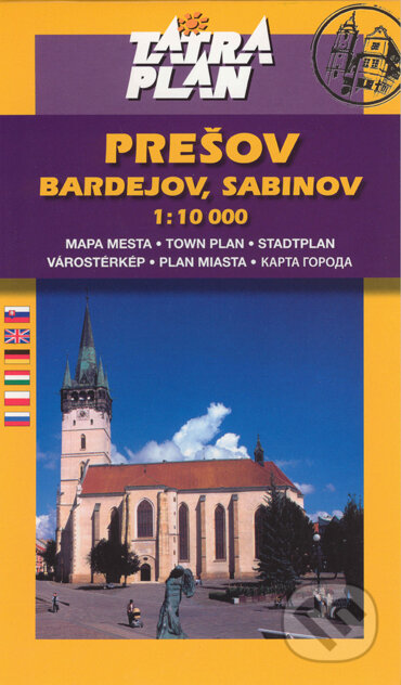 Prešov, Bardejov, Sabinov 1:10 000