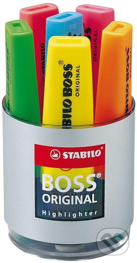 Zvýrazňovač STABILO BOSS ORIGINAL, sada (6 ks)