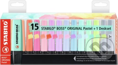 STABILO BOSS ORIGINAL Pastel (15 ks)