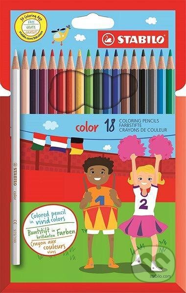 Pastelky STABILO color, sada (18 ks)