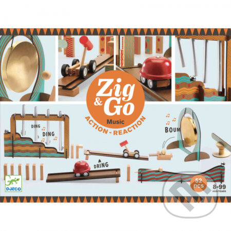 Zig & Go: Muzika (52-dielna stavebnica), Djeco, 2021
