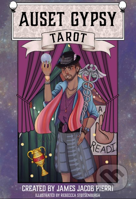 Auset Gypsy Tarot (Box Set) - James Jacob Pierri, Rebecca Stotsenburgh (Ilustrátor), Schiffer, 2021