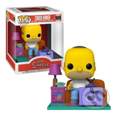 Funko POP Deluxe: Simpsons - Homer Watching TV, Funko, 2021