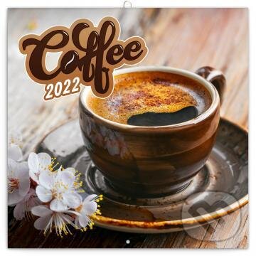 Poznámkový kalendář Coffee 2022 (západní verze), Presco Group, 2021
