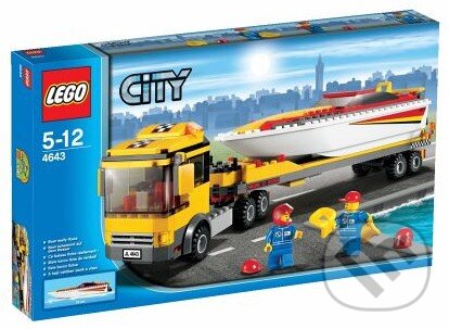 LEGO City 4643 - Power Boat Transporter - POWER ITEM, LEGO, 2011