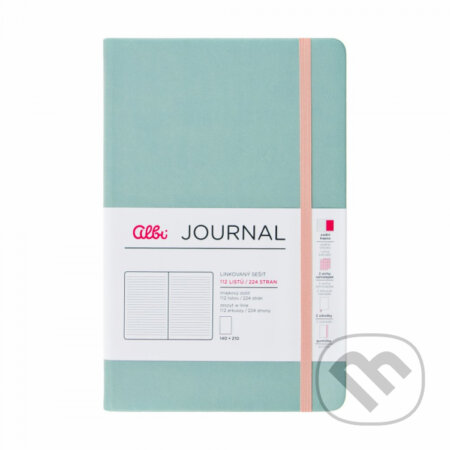 Veľký zápisník Journal - Mint, Albi, 2021