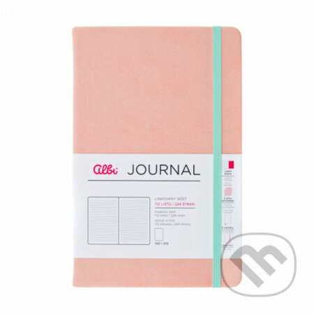 Veľký zápisník Journal - Korálový, Albi, 2021