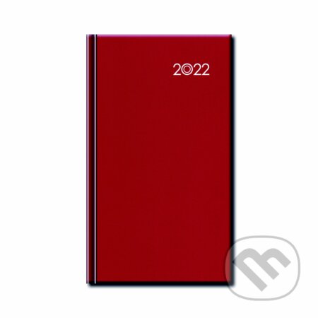 Mini diár Falcon 2022 - červený, Spektrum grafik, 2021