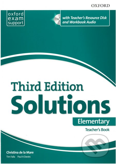 Maturita Solutions - Elementary - Teacher&#039;s Book Pack - Christina de la Mare, Tim Falla, Paul A. Davies, Oxford University Press, 2018