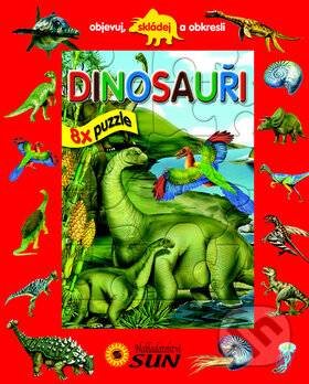 Dinosauři - 8x puzzle, SUN, 2011