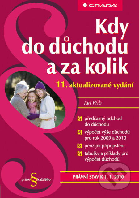 E-kniha: Kdy do důchodu a za kolik (Jan Přib). Grada, 2009