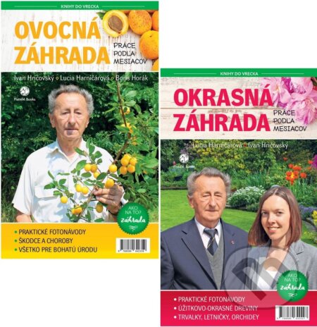Ovocná záhrada + Okrasná záhrada (Kolekcia) - Ivan Hričovský, Lucia Harničárová, Boris Horák, Plat4M Books