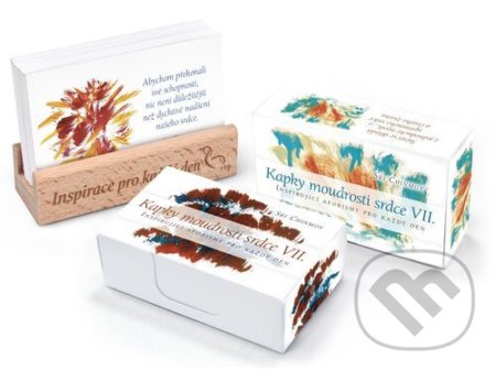 Kapky moudrosti srdce VII. s dřevěným stojánkem (Inspirující aforismy pro každý den) - kniha z kategorie Aforismy