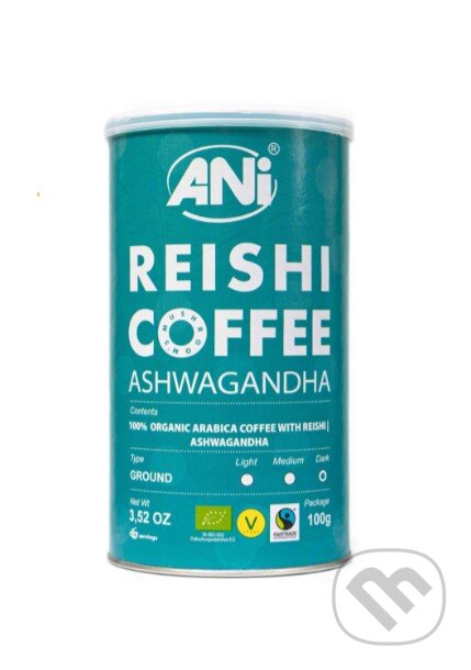 Ashwagandha Reishi BIO mletá káva 100g