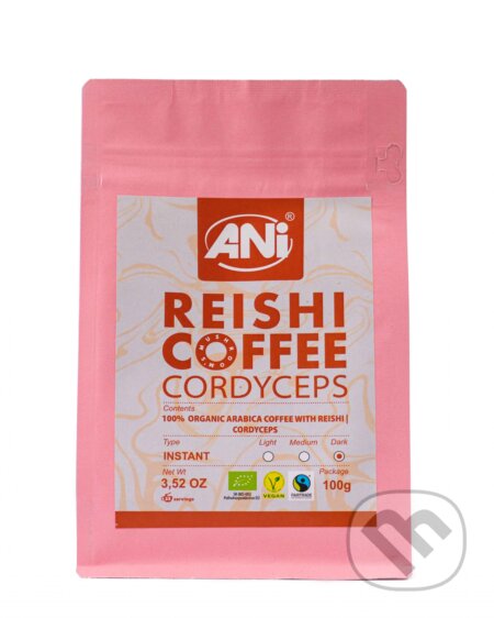 ANi Reishi Bio Coffee Cordyceps 100g instantná, Ani