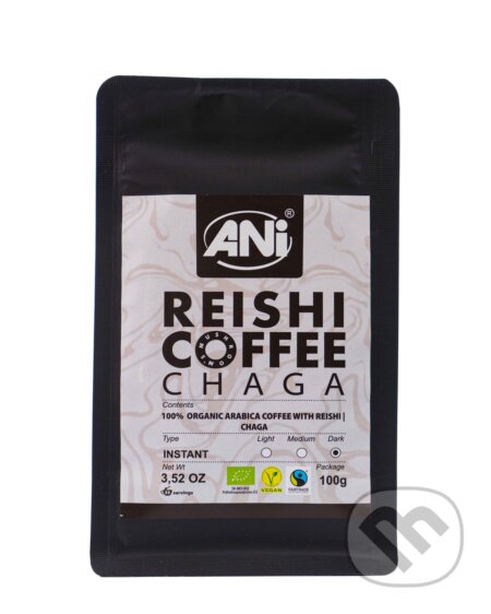 ANi Reishi Bio Coffee Chaga 100g instantná, Ani