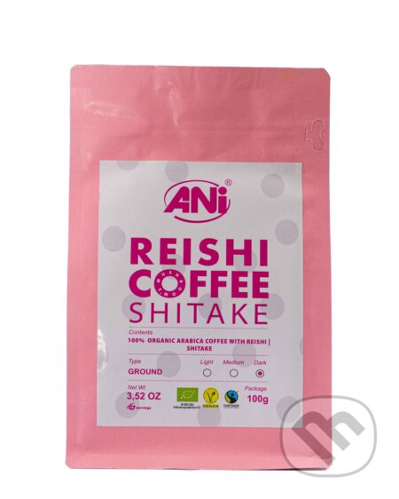 ANi Reishi Bio Coffee Shitake 100g mletá - 