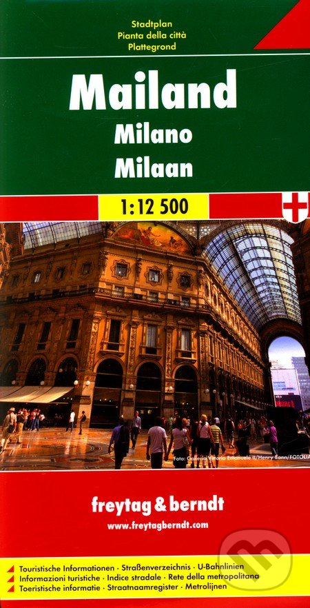 Mailand 1:12 500, freytag&berndt, 2015