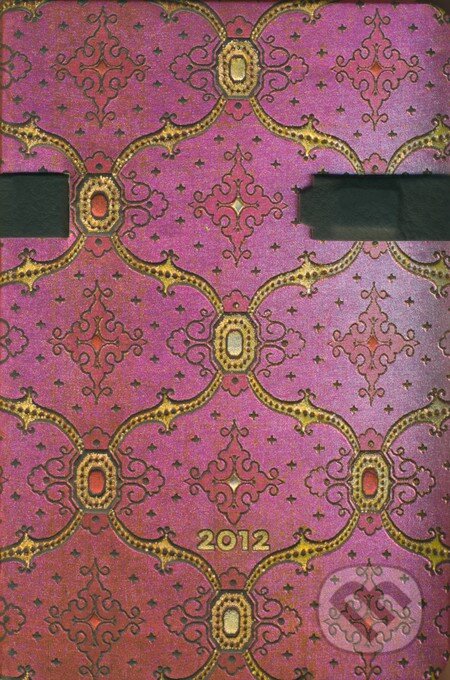 Paperblanks - Diár 2012 (týždenný, horizontálny) - French Ornate Fuchsia - MINI, Paperblanks, 2011