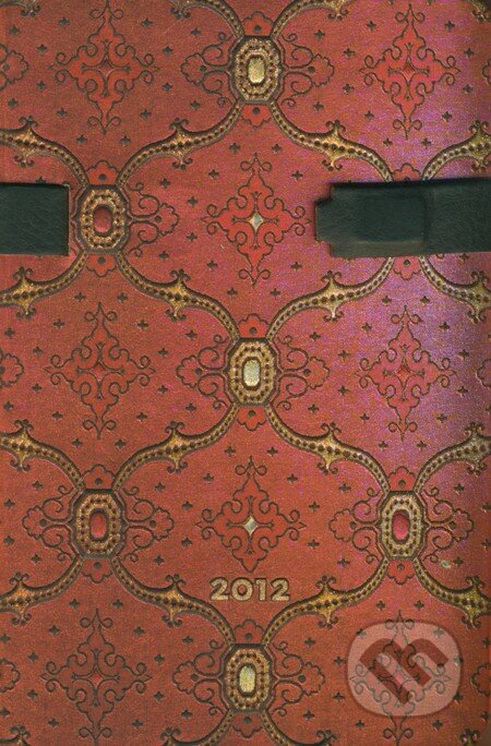 Paperblanks - Diár 2012 (týždenný, horizontálny) - French Ornate Cerise - MINI, Paperblanks, 2011