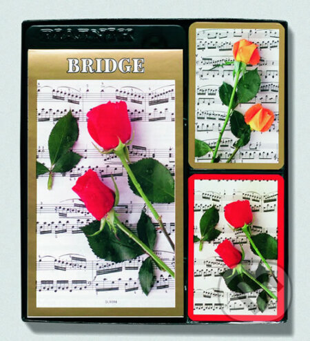 Bridžová sada Hudba a růže - hra z kategorie Karty, hlavolamy
