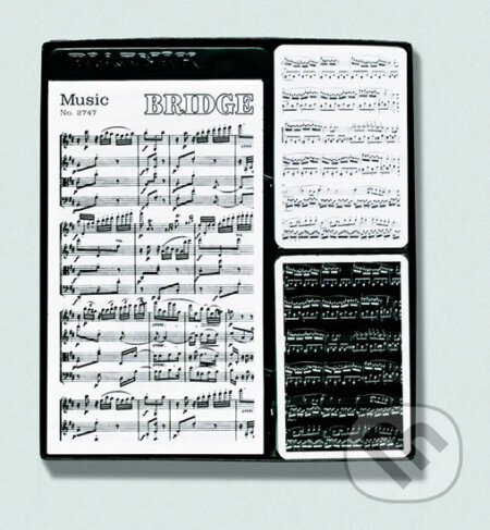 Bridžová sada Hudba - hra z kategorie Karty, hlavolamy