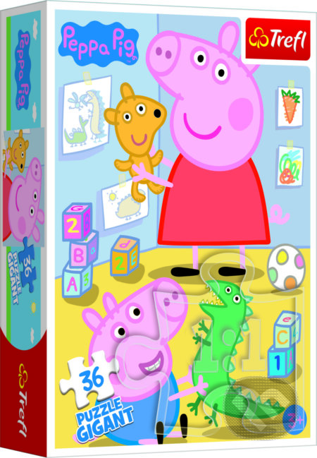Puzzle: GIGANT 36 - Peppa Pig (Trefl)