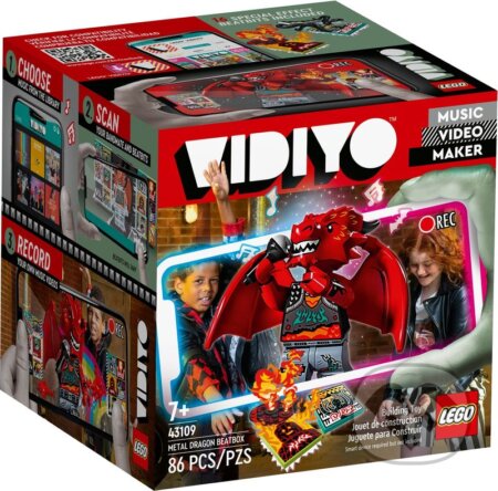 Spoločenská hra: LEGO® VIDIYO™ 43109 Metal Dragon BeatBox (LEGO). LEGO, 2021