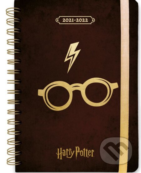 Plánovací diár A5 2021/2022 Harry Potter: Okuliare, Harry Potter, 2021