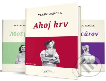 Sada 3x Janček (Motýľov / Kocúrov / Ahoj krv) - Vlado Janček, Koloman Kertész Bagala, 2019