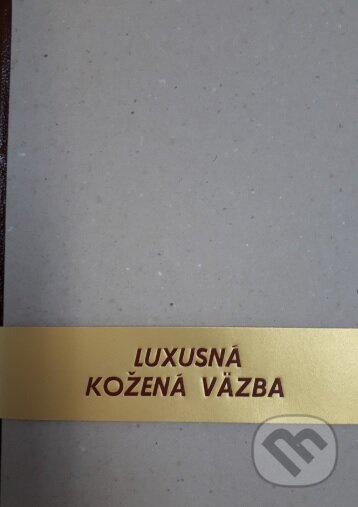 Luxusná kožená väzba - notes A4