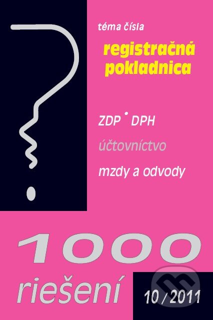 1000 riešení 10/2011, Poradca s.r.o., 2011