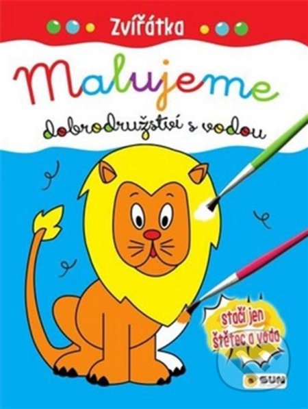 Zvířátka - Malujeme dobrodružství s vodou - kniha z kategorie Omalovánky