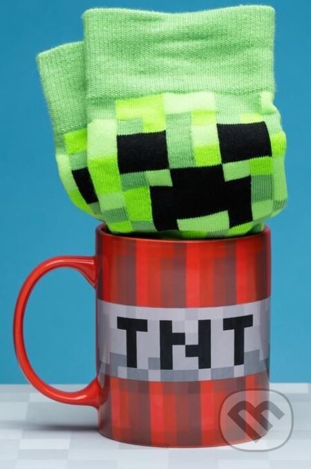 Darčekový set - hrnček s ponožkami Minecraft: TNT, , 2021