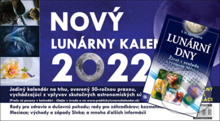 Stolový Lunárny kalendár 2022 + Lunárni dny - Vladimír Jakubec, Tamara Zjurnjajeva, Eugenika, 2021