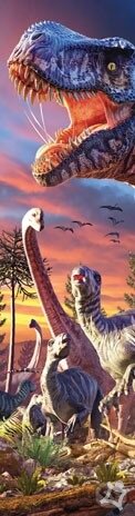 3D záložka - T-rex attack, MapCards, 2020