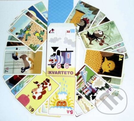 Mašinka - kvarteto - Zdeněk Miler - hra z kategorie Karty, pexeso