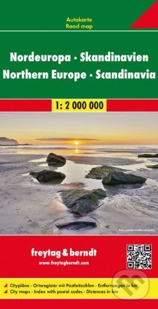 Nordeuropa, Skandinavien 1:2 000 000, freytag&berndt, 2018