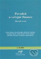 Povodeň a veřejné finance - Václav Klaus a kol., Centrum pro ekonomiku a politiku, 2002