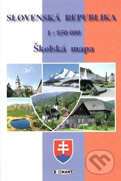 Slovenská republika 1:850 000 (Školská mapa)
