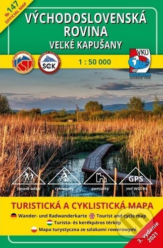 Východoslovenská rovina - Veľké Kapušany 1:50 000 (3.vydanie), VKÚ Harmanec, 2021