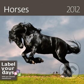 Horses 2012 - Nástěnný kalendář, Helma, 2012