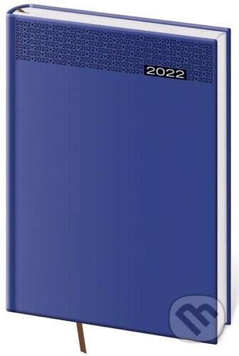 Diář 2022 denní A5 Gommato - modrá, Helma, 2021