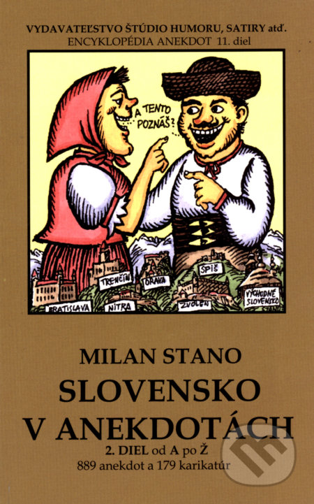 Slovensko v anekdotách 2. diel - Milan Stano, Vydavateľstvo Štúdio humoru a satiry, 2021