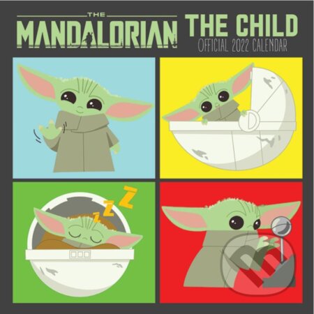Kalendář 2022 Star Wars Mandalorian/The Child - nástěnný, EPEE, 2021