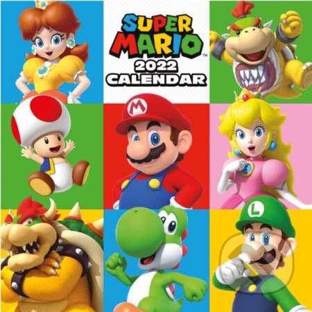 Kalendář 2022 Super Mario - nástěnný, EPEE, 2021