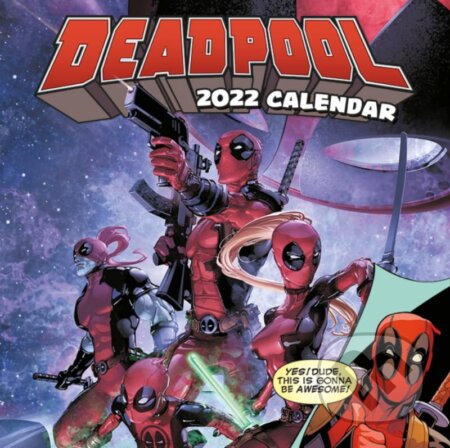 Kalendář 2022 Deadpool - nástěnný, EPEE, 2021