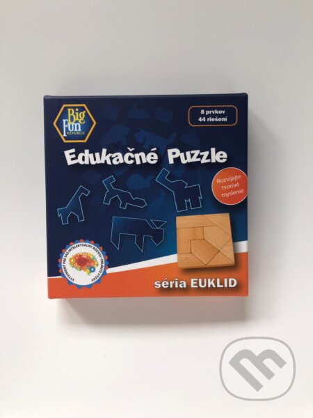 Drevené edukačné puzzle - séria Euklid, Big Fun Republic, 2021