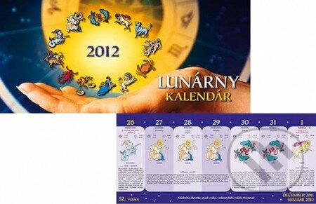 Lunárny kalendár 2012, Spektrum grafik, 2011